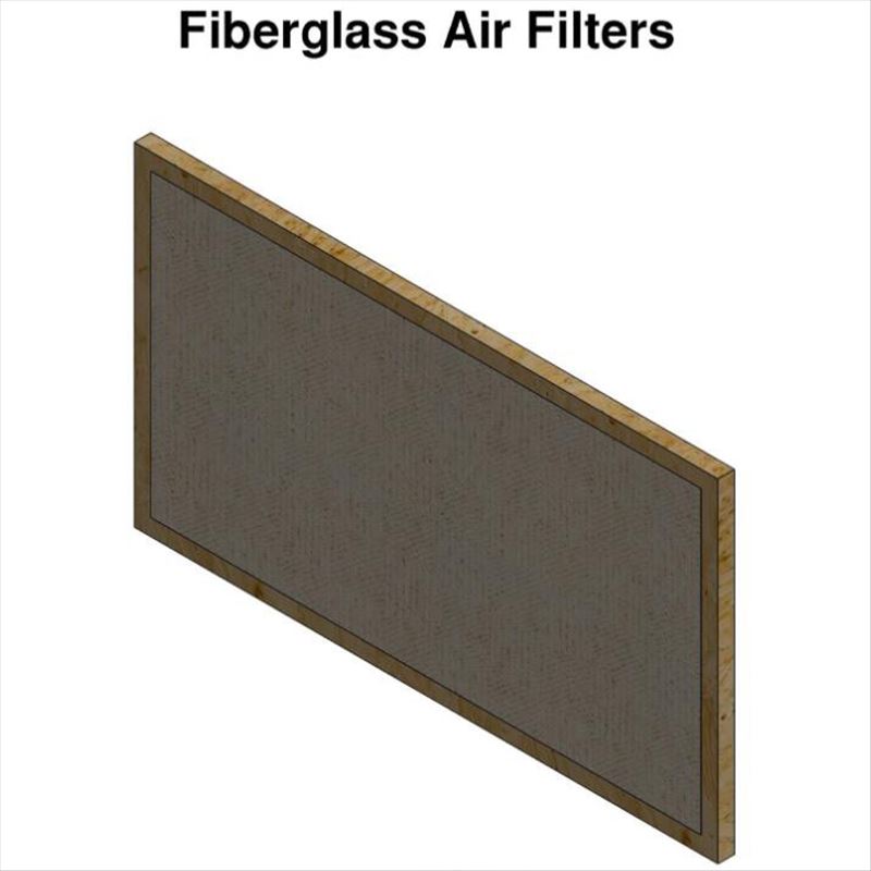 Filtre à air en fibre de verre