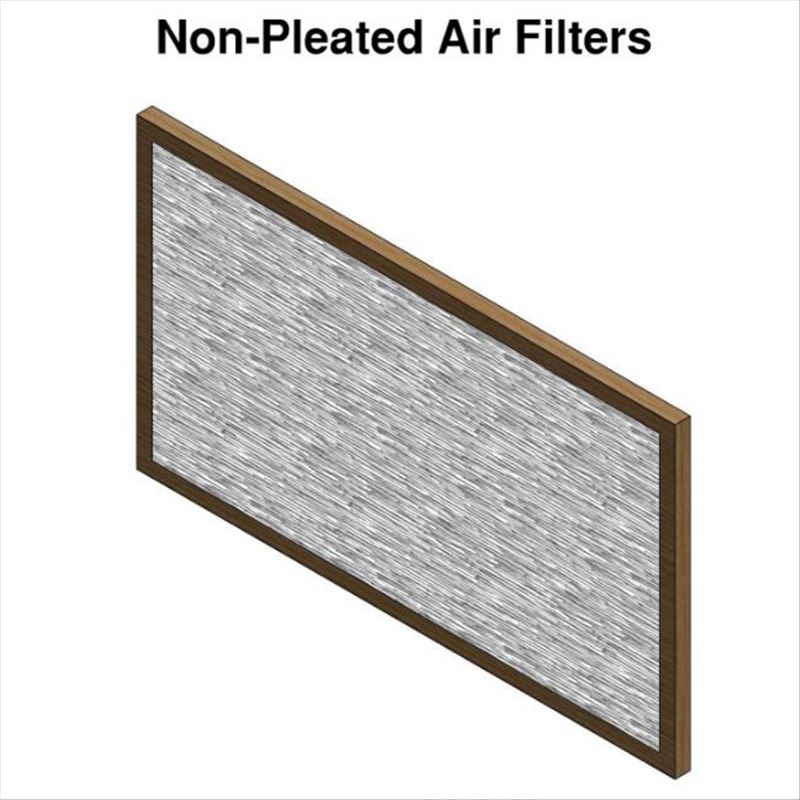 Filtre à air non plissé