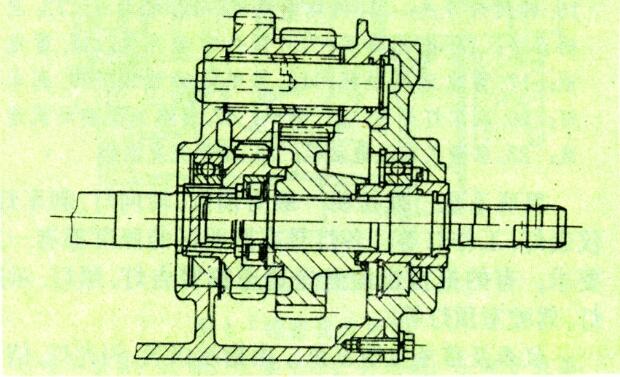 Structure de la prise de force à changement d'arbre