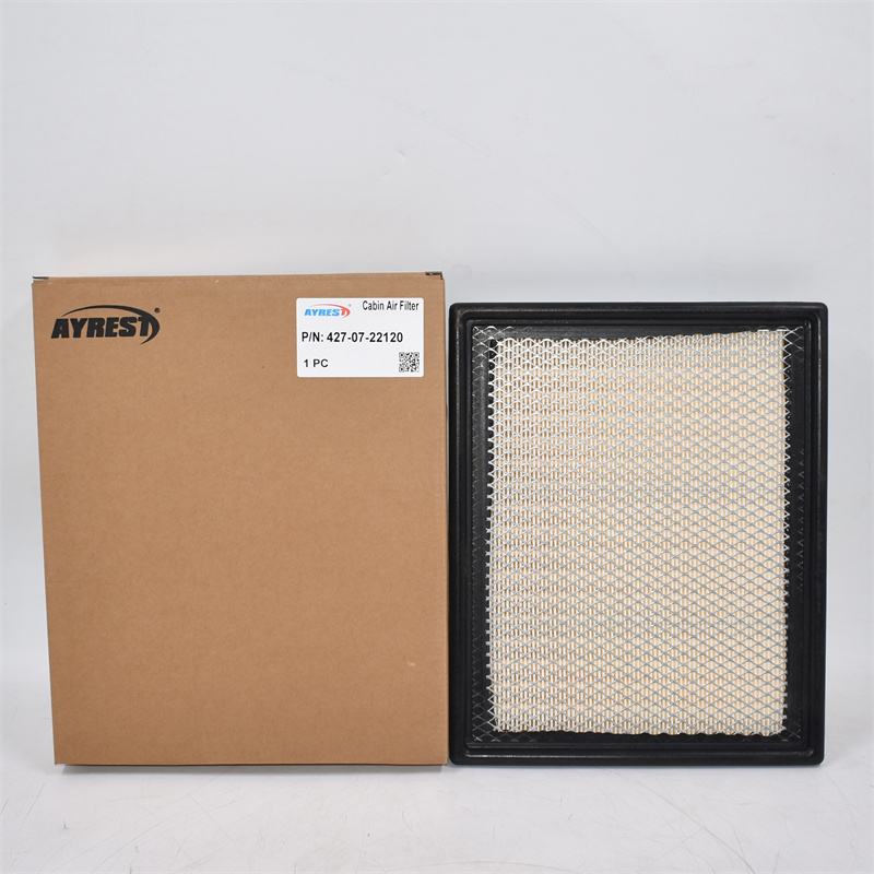 Filtre de panneau d'air d'habitacle 427-07-22120 AF55727
