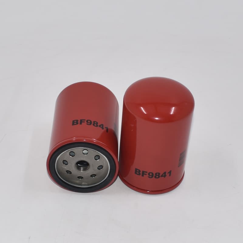 BF9841 Fuel Filter Replacement Spin-On Diesel Filter Front View