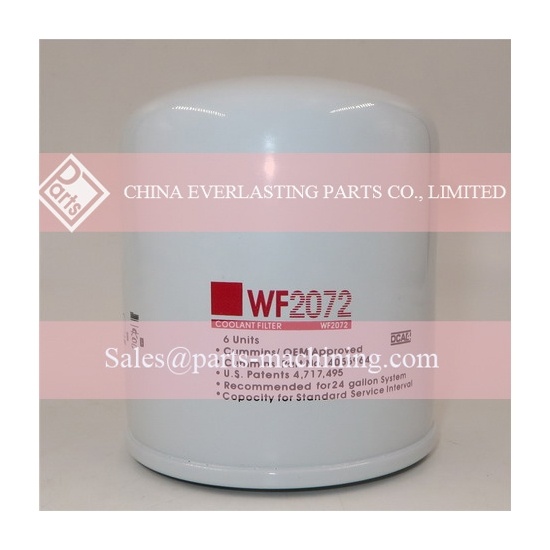 Pièces de filtre à eau de moteur de tracteur de camion 3100305 WF2072 fabrication de porcelaine