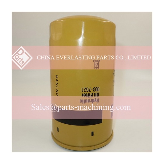 filtre hydraulique d'excavatrice 093-7521 pour la chenille