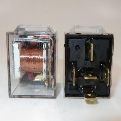 relais automobile général 12V 24A 80A 5 broches avec lampe
