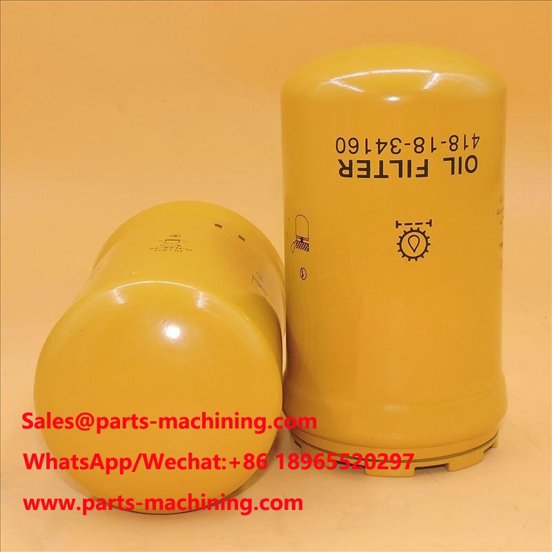 Filtre hydraulique pour chargeuses Komatsu 418-18-34160 P502622 418-183-4161
