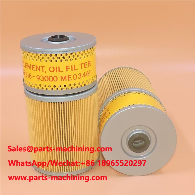 Filtre à huile pour moteurs Mitsubishi ME034611 P550378 P249 O-1006
