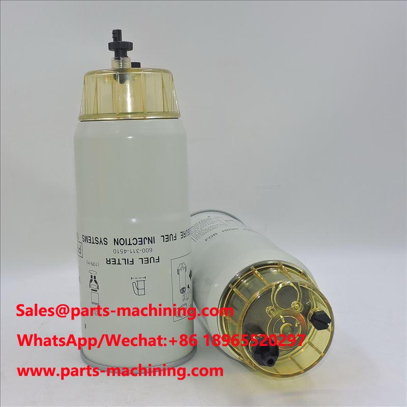 Séparateur d'eau de carburant KOMATSU HD255-5 600-311-4510 600-311-3410 600-319-3400
