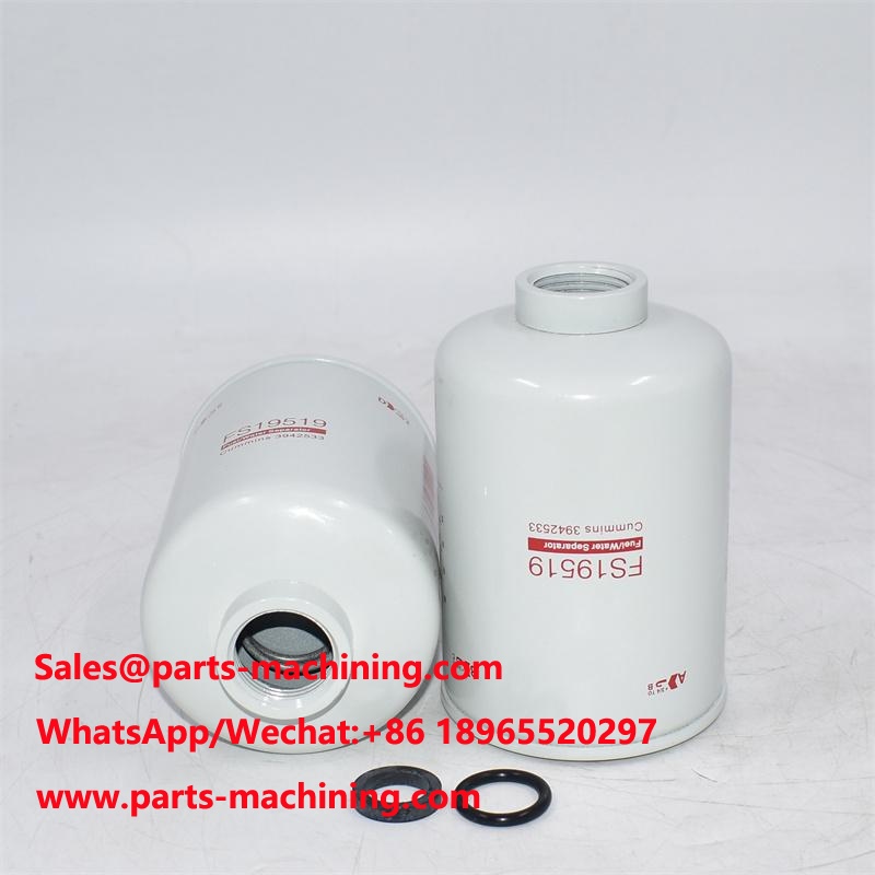 Séparateur d'eau de carburant FS19519, équivalent 3847375 P550930 J942533