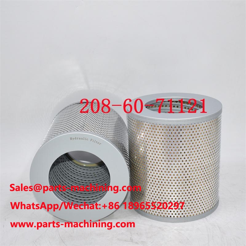 Véritable filtre hydraulique 208-60-71121 208-60-71122A