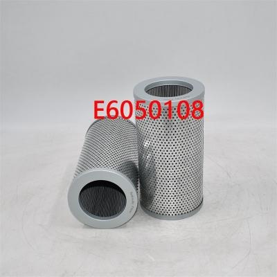 Filtre hydraulique E6050108 pour pièces de mini-pelle