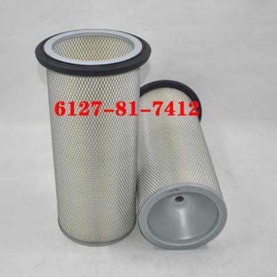 Filtre à air 6127-81-7412 pour chargeuse sur pneus