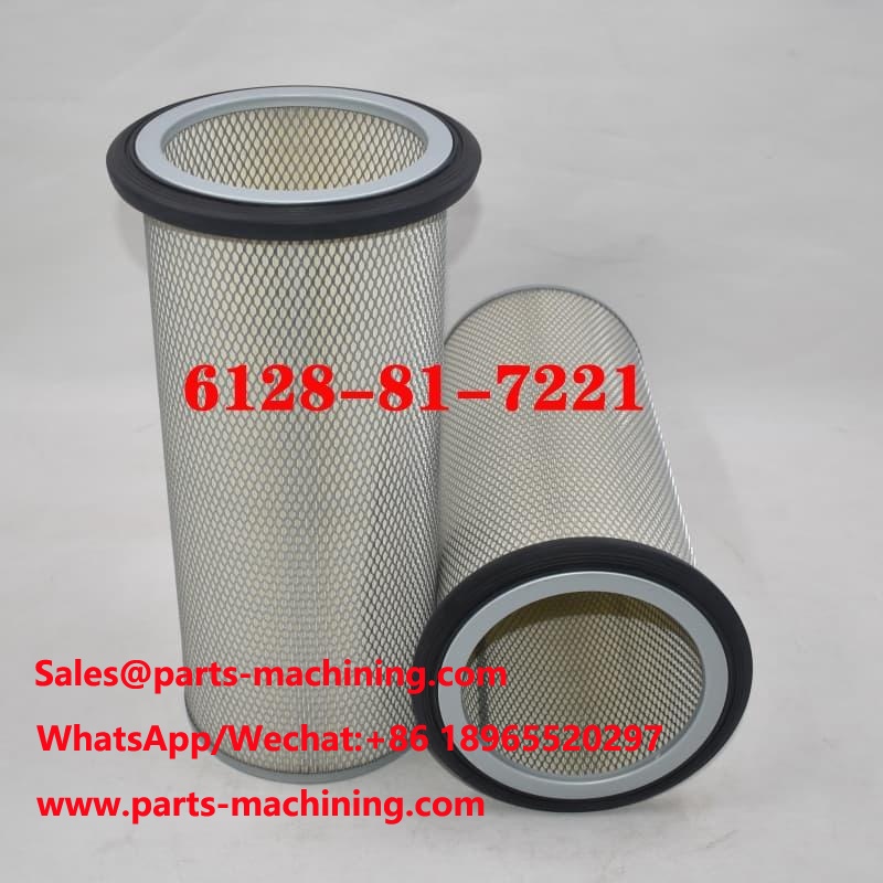 Filtre à air pour bulldozer 6128-81-7221 6128817221
