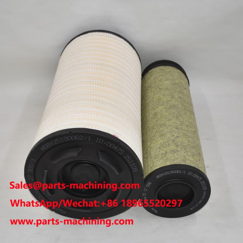 Filtre à air de remplacement WG9X25190061/1 WG9X25190062/1