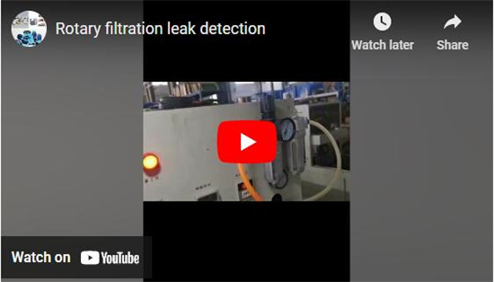 Détection de fuite par filtration rotative