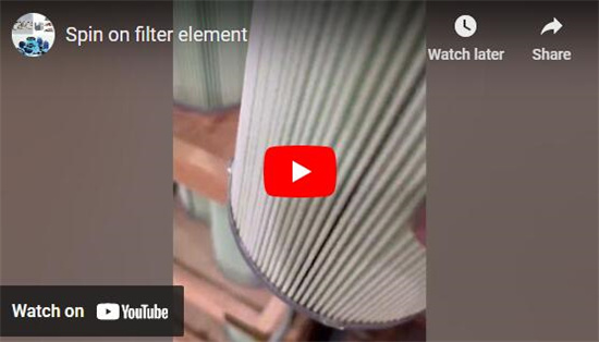 Faites tourner l'élément filtrant